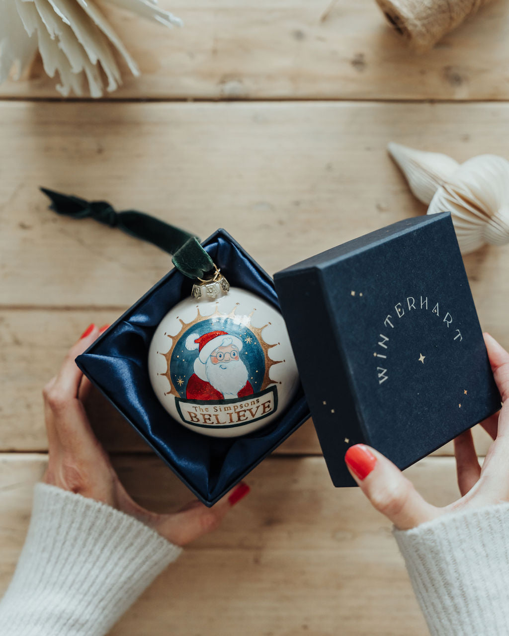BELIEVE Father Christmas Bauble