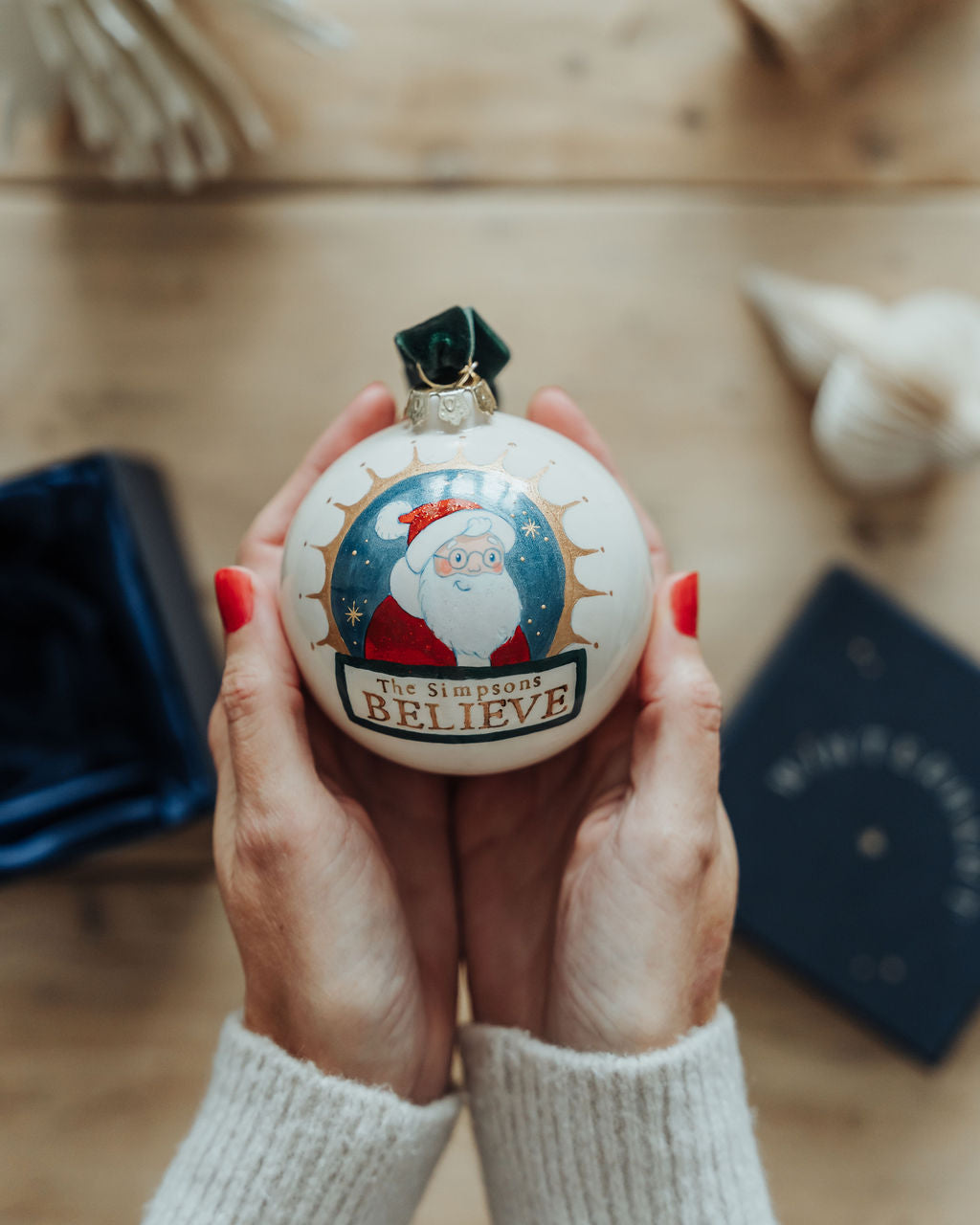 BELIEVE Father Christmas Bauble