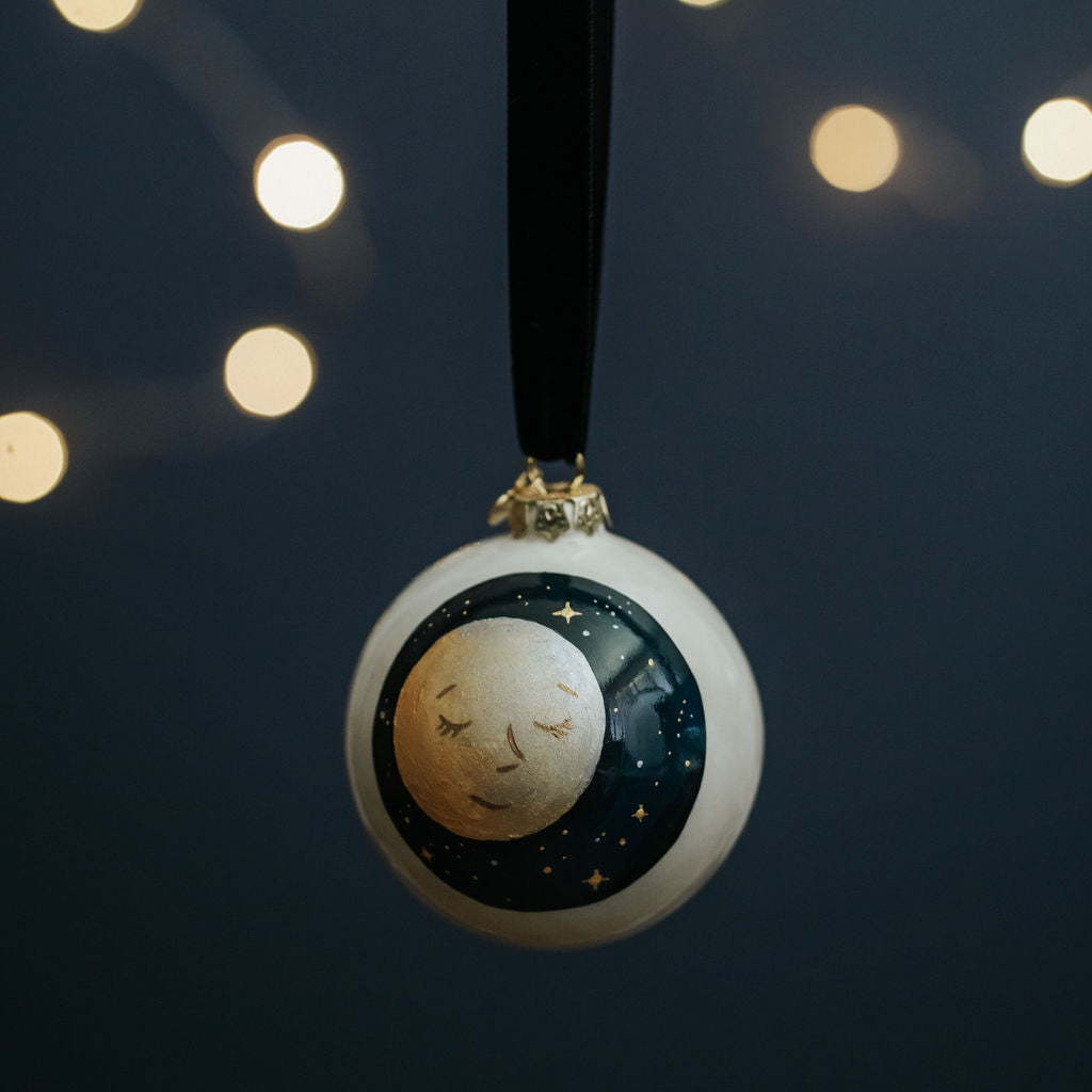 Moon & Stars Christmas Bauble
