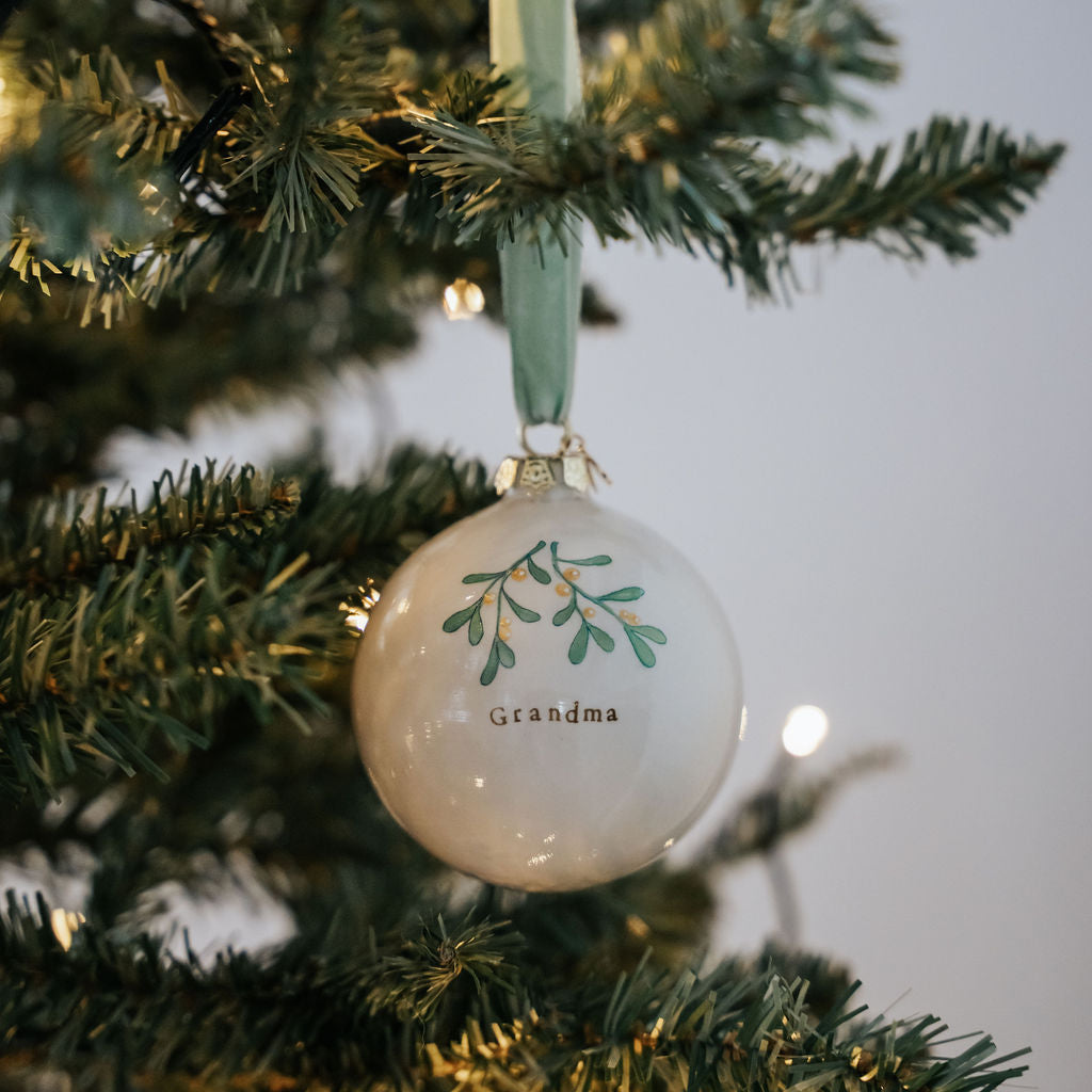 Mistletoe Christmas Bauble