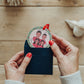 Sibling Portrait Flat Bauble