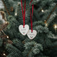 Family Christmas Mini Tree Hearts