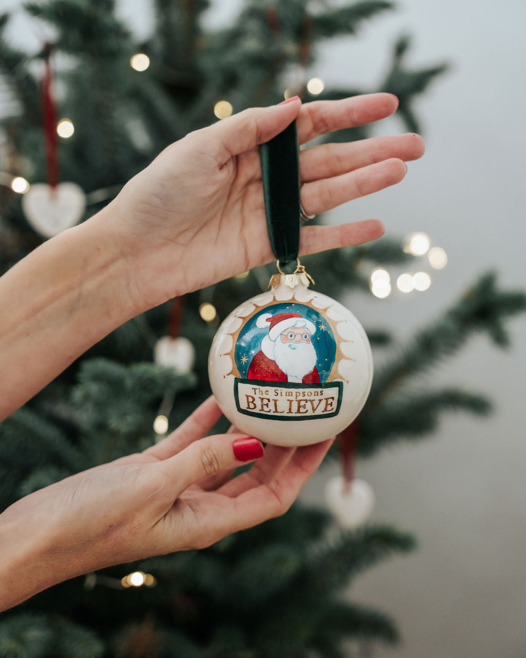 BELIEVE Father Christmas Bauble