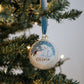 Baby's Christmas Bauble Polar Bear Pink