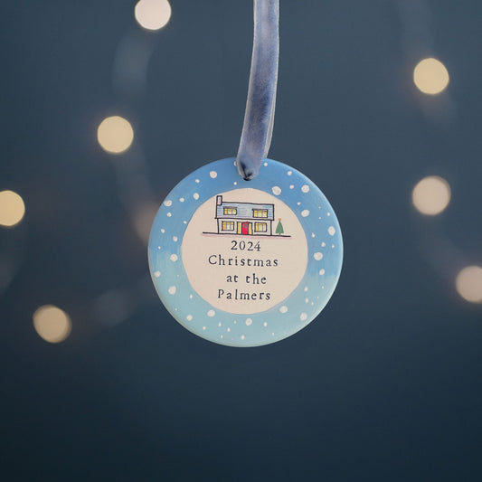 House Portrait Flat Bauble