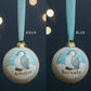 Baby's First Christmas Bauble Penguin Blue