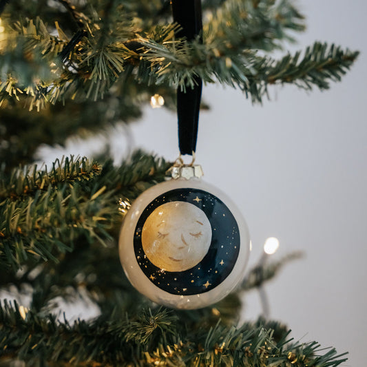 Moon & Stars Christmas Bauble