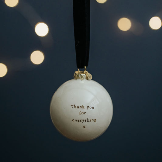 Moon & Stars Christmas Bauble