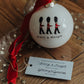 Personalised Christmas Bauble Soldiers