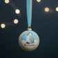 Baby's First Christmas Bauble Penguin Blue