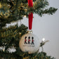 Personalised Christmas Bauble Soldiers